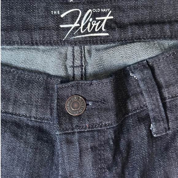 Old Navy Y2K Preppy Bootcut Dark Wash Jeans Sz 2 Low Rise - Picture 7 of 8